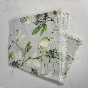 P/Kaufmann Fabric 53"x62" Botanical Upholstery Remnant Cottage Shabby Chic DIY
